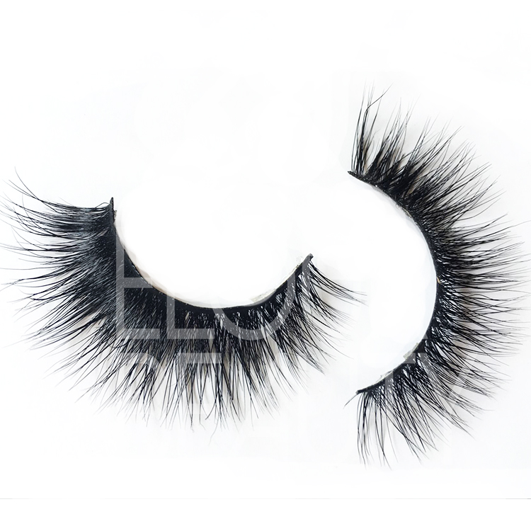 High quality most natural false eyelashes made by horse fur ES25